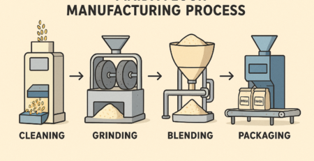 maida flour manufacturing process